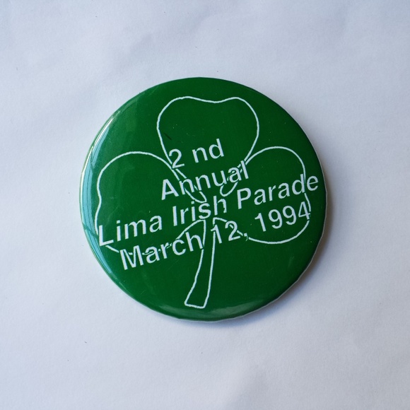 Vintage Accessories - 2nd Annual Lima Irish Parade March 12, 1994 Pin Vintage Accessories - 2nd Annual Lima Irish Parade March 12, 1994 Pin